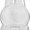 XHTTFDC for 17cm Doll Protective Case,6.7in Portable dust-Proof mini Doll Transparent Display Box, Blind Box Doll Plastic Protective CoverPlush Toy Storage(Sitting Position)