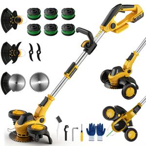 Givilo 12-Inch Weed Wacker Cordless Compatible with DEWALT 20V MAX Battery