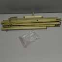 46.7" Gold Metal Easel Stand Heavy Duty Floor Easel Stand, Adjustable Chain Support Perfect for Wedding Welcome Sign Holder, Baby Shower Poster, Birthday Party, Art & Gallery Painting Display (Gold)