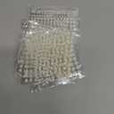165PCS Pearl Stickers for Crafts - Flatback Adhesive Half Pearls for DIY Scrapbooking, Nail Art, Makeup, Phone Decoration  White Plastic Semi-Circle Design (3mm to 6mm, 95x88mm Sheet)