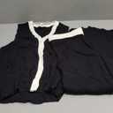 Pink Queen Women's 2 Piece Outfit Sets 2025 Summer Fashion Sleeveless Tank Top High Waist Slit Bodycon Knit Skirt Dresses Set XL