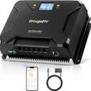 BougeRV Sunflow MPPT Solar Charge Controller 60A, w/Low-Temp Cut-Off, APP Control, Backlit LCD, 60 Amp Solar Panel Regulator 12V/24V for LiFePO4, SLD, Gel, FLD, AGM Battery, RV, Marine, Upgraded