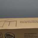 10'x10' Pop Up Canopy Tent with 1 Sidewall and 6 Pockets, One Push Setup, Instant Shade Tent with Vented Roof for Beach Patio Outdoor, Case, 8 Stakes, 4 Ropes, 4 Sandbags (White)