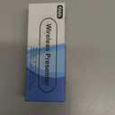 QUI Presentation Clicker Wireless Presenter Remote Clicker for PowerPoint Presentation Remote, PowerPoint Slide Advancer for Mac/Windows/Linux, Google Slide/PPT/Keynote, USB A, Black