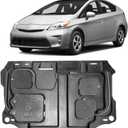 Mud Flaps Engine Guards for Toyota Prius 2010 2011 2012 2013 2014 2015 Front Engine Splash Shield Guards Suitable Fit for Prius Under Engine Cover Directly Replace Original One Black