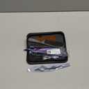 JASON Professional 10-Piece Haircut Scissors Kit - Texturizing Scissors with 30 Teeth, Straight Shears for Barber, Hairdresser, Men, Women, Stylist (6.7", Rainbow)