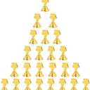 24 Pieces Table Card Holder Place Card Holders 1.7 inches Gold Steel Card Holders for Photos, Food Signs, Memo Notes, Weddings, Restaurants, Birthday(Gold 23PK)