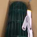 Tongmo 4 ft x 50 ft Green PVC Coated Welded Wire Fence, 16GA Garden Chicken Wire Fence Roll, Mesh Size 2" x 4" Hardware Cloth, Ideal for Yard Protection and Poultry Netting