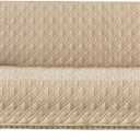 Ameritex Couch Sofa Slipcover 100% Waterproof Nonslip Quilted Furniture Protector for Dogs, Children, Pets, Machine Washable (Beige, 68")