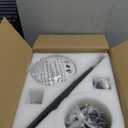 Ohniyou Ceiling Fan with Lights, 46" Flush Mount Ceiling Fans Remote/APP Control - Dimmable, Quiet DC Motor, Indoor Ceiling Fans for Bedroom Kitchen, Black