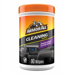 Armor All Car Cleaning Wipes, Wipes for Car Interior and Car Exterior, 90 Wipes Each (1 Count (Pack of 1)
