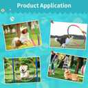 2 Pack Color Hoop - Size & Length Adjustable, Plastic Toys for Kids & Party Games, Gymnastics & Dog Agility Equipment, Christmas Wreath