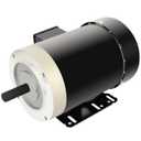 Electric Motor, 1HP Air Compressor Motor, 1725 RPM General Purpose Motor, Three Phase Motor 56C Frame 5/8" Shaft Diameter Rolled Steel Shell 60HZ 230V/460V TEFC