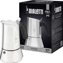 Bialetti  New Venus Induction, Stovetop Coffee Maker, Suitable for all Types of Hobs, Stainless Steel, 10 Cups (15.5 Oz), Silver