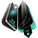 ESR 2 Pack 9H+ Glass for iPhone 16 Pro Max Privacy Screen Protector, [Military Grade Shatterproof & Longest Durable] Armorite Anti-spy Tempered Glass with UltraFit Tray