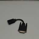 GE DVI to HDMI Adapter, Black, 33586