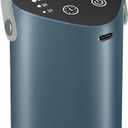 Waterless Essential Oil Diffuser for Car & Home, Aromatherapy Diffuser with 4 Timer (1/3/6/Off), 3 Mist Mode, Battery Operated, Air Scent Diffuser for Bathroom Office, Small Aroma Diffuser Greyblue