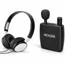 Hearing Amplifier with Directional Microphone, Rechargeable Personal Sound Amplifier, Easy Control, 3.5mm Headphone Compatible, Portable Listening