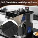 Silicone Top Mat Compatible with Ninja Luxe Caf Espresso Machine ES601 & ES701, Non-Slip Waterproof Heat-Resistant Cover, Food-Grade Counter Protector, Easy to Clean Coffee Maker Accessory