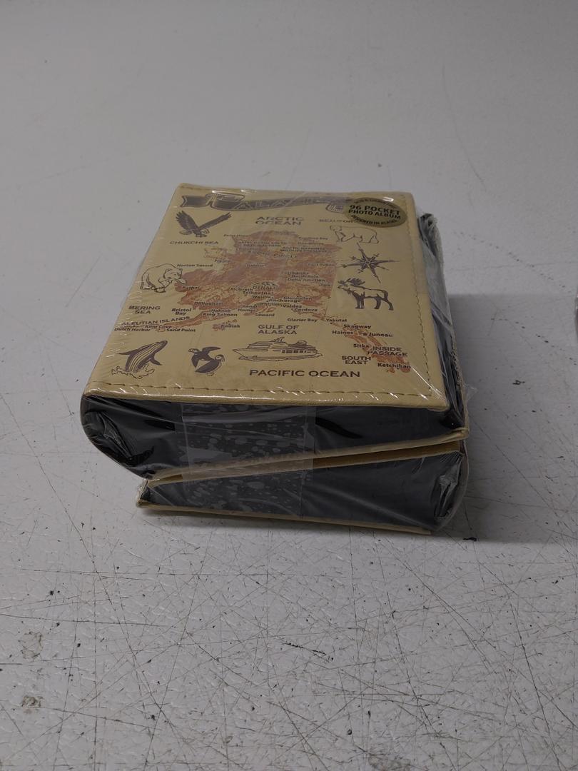 Arctic Circle Vintage Alaska Map Laminated Photo Album
96 Photo Album 2 Pack