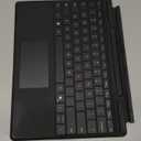 Microsoft Surface Pro Keyboard with Pen Storage, Compatible with Copilot+ (11th Edition), Surface 9 and 8, Alcantara Material, Black