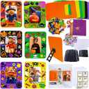 Winlyn 24 Sets Halloween Craft Kits DIY Halloween Picture Frame Decorations Art Sets Ghost Monster Jack-O'-Lantern Fall Leaf Festive Foam Stickers Arts and Crafts for Kids Party Classroom Activities