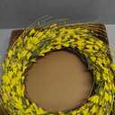 GTIDEA 26 Inch Spring Wreaths for Front Door Large Spring Door Wreath Wild Floral Summer Forsythia Flower Wreaths Outside All Season for Farmhouse Porch Wedding Living Room Home Easter Decor (Yellow)