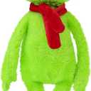 11.8-Inch Mischievous Green Christmas Plush, Fun Gift-Stealing Character for Kids, Perfect Holiday Decoration for Homes and Trees