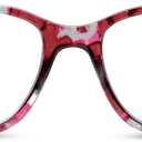 Peepers by PeeperSpecs Women's Nature Walk Soft Square Reading Glasses (Spice Quartz/Red)