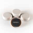 Super Sliders 2 1/2" Round Reusable Furniture Sliders- Easily Move Small to Medium Sized Items Across Carpet 8 Pack Beige