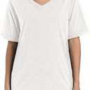 Auriviz Womens Cotton Tops Basic Short Sleeve Oversized Tshirts Short Sleeve Tees Boxy Yoga Gym Workout Shirts (Gray, S)