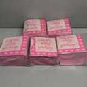 Kiss the Miss Paper Napkins for Bachelorette Parties (6.5 x 6.5 In, 150 Pieces) 5 Pack