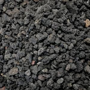 Black Lava Rocks for Plants Natural Horticultural Volcanic Rock (1/4" to 1/2" Size) (Mined in USA) (10-lb Bag)