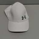 Under Armour Men's Iso-chill ArmourVent Fitted Baseball Cap (Medium-Large, White (100)/Pitch Gray)