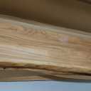 Floating Shelves Set of 2, Solid Elm Wood Wall Shelves 32 Inch - Invisible Bracket Mount for Living Room, Bedroom, Kitchen, Bathroom - Natural, Live Edge, 32"L, 2Packs