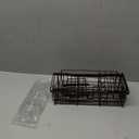 Adhesive Shower Caddy, No Drilling Bath Organizers 5 Pack, Rustproof Shelves with Soap Holder & Toothbrush Holder, Bathroom Organizers and Storage, Bronze