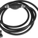 Marine Boat Fuel Line Kit 8mm (5/16") Fuel Line Assembly with Primer Bulb & Connector - 10FT Marine Outboard Boat Motor Fuel Gas Line Hose for RVs, Tractors, and Caravans