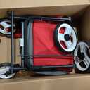 Radio Flyer Wagon for Kids, Baby Stroller, Outside Toys for Toddlers 1-3, Rolling Cart, Beach Cart with Wheels, Convertible Stroller Wagon for Kids Ages 1+ Years, Red, 24.4"D x 47.2"W x 41.3"H
