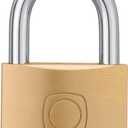 THIRARD Type-1 Brass Padlock  Heavy-Duty, Weatherproof Security Lock with Reinforced Pin Mechanism  Keyed Alike for Sheds, Lockers, Gates & More  Durable, Corrosion-Resistant, Single Pack (50mm, 1.97")