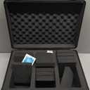 Graded Card Storage Box, Top Loader Trading Card Case for PSA Graded Cards, Sports Slab Hard Card Case Holder for Sports Card/Game Cards/Top Loaders/One Touch - 3 Row