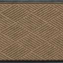 WaterHog Diamonds Front Door Mat Indoor Outdoor Entrance, All-Weather Mats