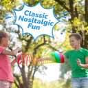 Bedwina Jumbo Rainbow Spring Coil Toy - 6" Plastic Giant Spring Coil for Kids, Big Spring Toys for Boys and Girls, Neon Colorful Rainbow Coil Spring for Party Favor Prizes and Kids Birthday Gifts