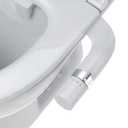 IDEALHOUSE Bidet Attachment for Toilet - Dual Nozzle Feminine Wash, Bidet Sprayer for Bathroom,Adjustable Water Pressure,Non-Electric Toilet Bidet for Bathroom Accessories(chrome rotary knob)