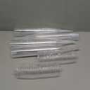 Prestee 100 Pack Clear Plastic Champagne Flutes - 4.5 oz Durable Disposable Champagne Glasses for Parties, Weddings, Toasting and Large Celebrations - Elegant Wine Glasses Stemware for Easy Cleanup