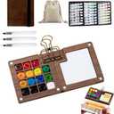 Mini Travel Watercolor Paint Set Portable Watercolor Kit watercolor set for Artists and Beginners