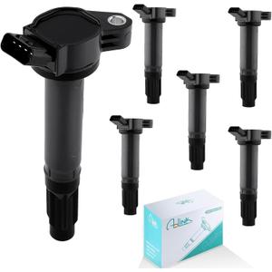 Set of 6 Ignition Coil Pack for 3.5L V6 Toyota Sienna Avalon Camry Highlander Rav4 Venza Lexus RX350 IS350 ES350 2007 2008 2009 2010 2011 2012 2013 2014 2015 OE# 90919-A2007, UF487
