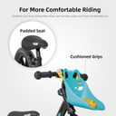 JOYSTAR 12/14 Inch Kids Balance Bike for 18months-5 Years Old Boys Girls, Lightweight Toddler Balance Bikes with Footrest and Handlebar Basket or Doll Seat, Black