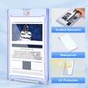 120ct Magnetic Card Holder, 35pt One Touch Card Holder for Trading Cards, Protectors Hard Plastic, U-V Protection Magnetic Display Case for Baseball, Game, Sports Cards