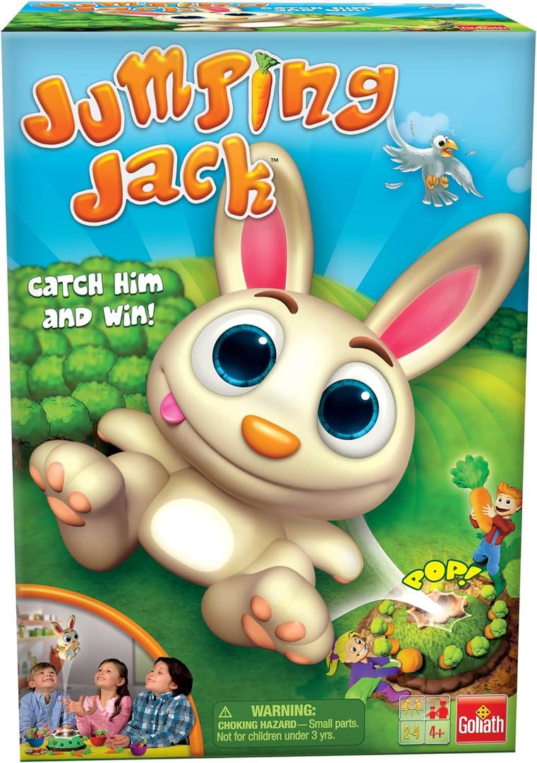 Jumping Jack Game by Goliath  Pull Out a Carrot and Watch Jack Jump by Goliath