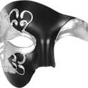 OIDEA Masquerade Mask for Men: Phantom Of The Opera Mask Halloween Costume Party Mask Venetian Carnival Mardi Gras Mask